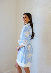 Jade Melody Tam Butterfly Embroidered Shirt Dress