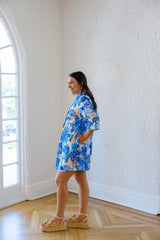 Jade Melody Tam Nautical Whirl Button Pleated Dress