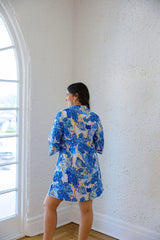 Jade Melody Tam Nautical Whirl Button Pleated Dress