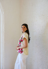 Emily McCarthy Riviera Top in Bougainvillea