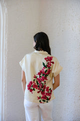 Emily McCarthy Riviera Top in Bougainvillea
