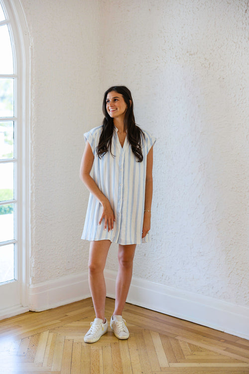 Z-Supply Shellbound Striped Gauze Dress