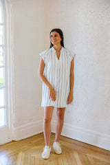 Z-Supply Shellbound Striped Gauze Dress