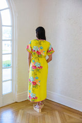 Elizabeth James Tess Midi Dress in Tropical Bamboo