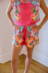 Elizabeth James Jackie Top in Tulip Tapestry