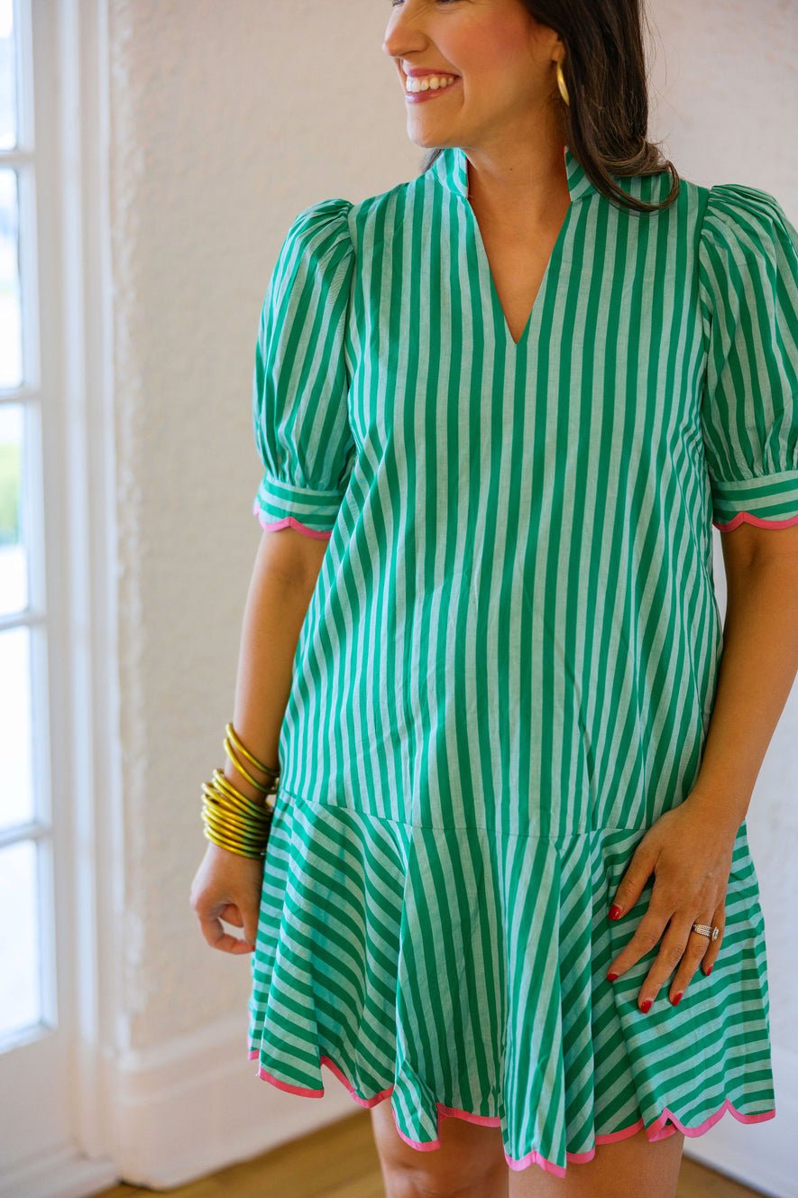 pink and green mini dress Halo Dream Mini Dress - Light Green and Light Pink, Small | Hazel and Olive