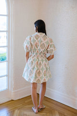 Karlie Vintage Floral Button Shirt Dress