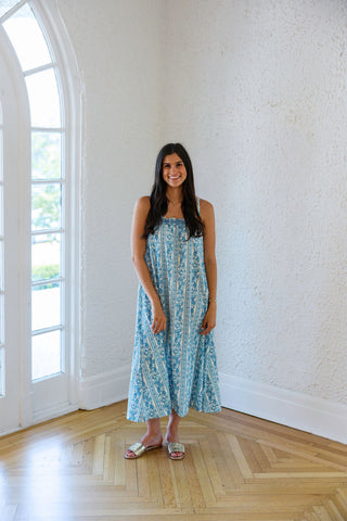 Varley Marla Button Placket Tank in Pristine