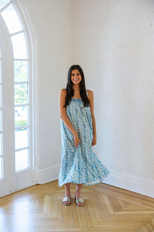 Smith & Quinn Sutton Dress in Porcelain Cabinet