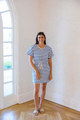 Meet Me in Santorini Sapphire Waves Dress
