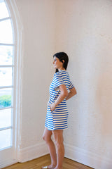Meet Me in Santorini Sapphire Waves Dress