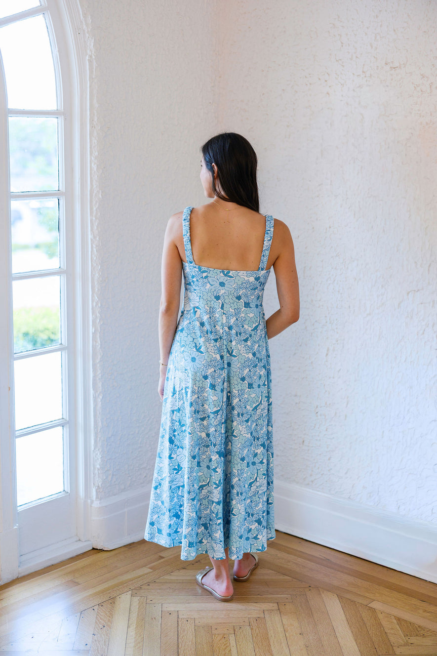 quinn floral midi dress Smith & Quinn Lochlain Dress in Seaspray Soiree – 8.28 Boutique