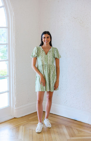 Varley Marla Button Placket Tank in Pristine