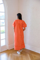 Karlie Stripe V-Neck Signature Maxi Dress