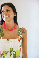 Emily McCarthy Constance Midi Dress in Trellis Grove
