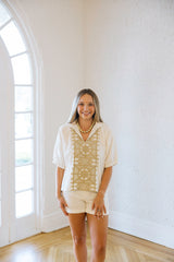 Emily McCarthy Poppy Top in Trellis