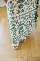 Z-Supply Leya Tera Paisley Maxi Skirt in Everglade
