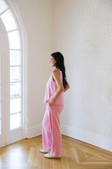 Karlie Pink Solid Scuba Pull On Pant