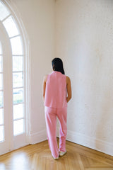 Karlie Pink Solid Scuba Pull On Pant