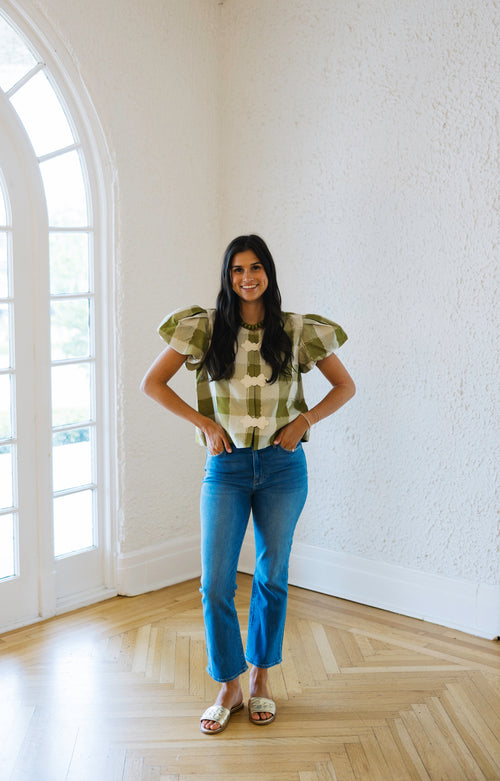 Pistola Lennon High Rise Crop Boot in Hidden Gem