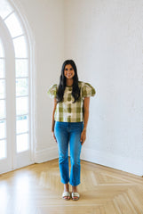 Emily McCarthy Isabella Top in Gingham