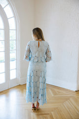 The Natalie Blue Lace Set