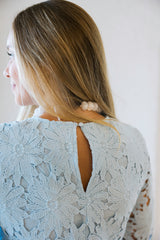 The Natalie Blue Lace Set
