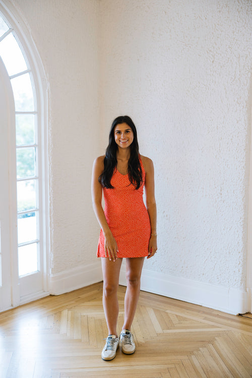 Smith & Quinn Campbell Tomato Dot Dress
