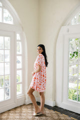 Karlie Linen Beach Shirt Dress