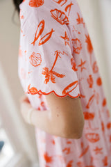 Karlie Linen Beach Shirt Dress