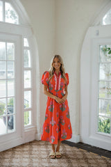 TCEC Blushing Bloom Midi Dress