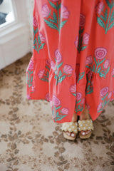 TCEC Blushing Bloom Midi Dress