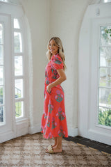 TCEC Blushing Bloom Midi Dress