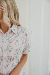 Karlie French Floral Mini Dress