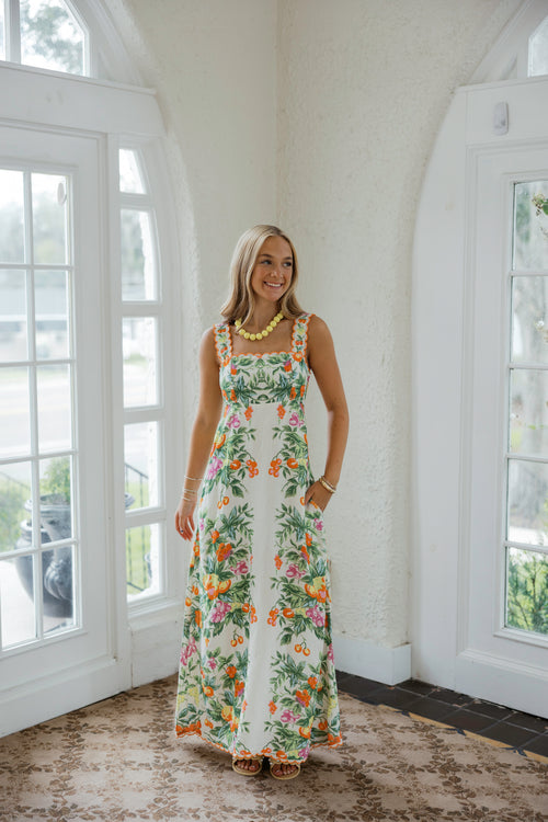 Elizabeth James Annalisa Dress in Tea Time