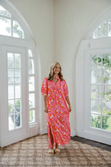 Jade Melody Tam Dancing Peonies Maxi Dress