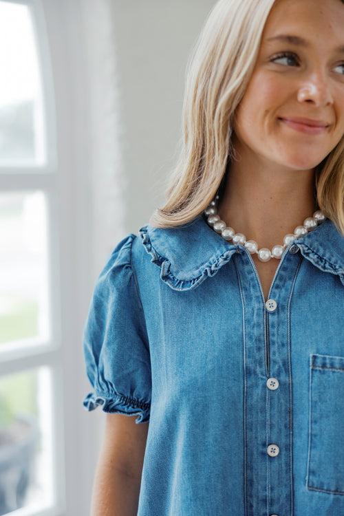 Mable Denim Diaries Mini Dress