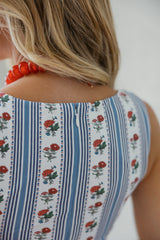Smith & Quinn Bernadette Dress in Field Flower Stripe