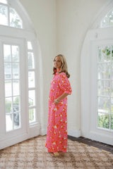 Jade Melody Tam Dancing Peonies Maxi Dress