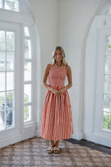 Livro Stroll Dress in Red Stripes