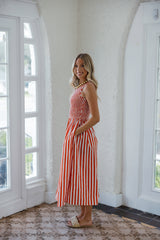 Livro Stroll Dress in Red Stripes