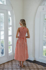 Livro Stroll Dress in Red Stripes