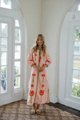 Victoria Dunn Esme Pink Petals Maxi Dress