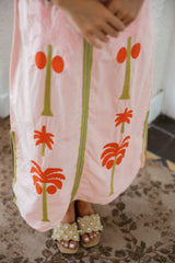 Victoria Dunn Esme Pink Petals Maxi Dress