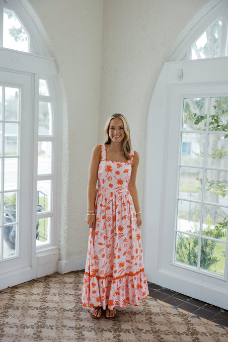 Karlie Beach Linen Maxi Dress