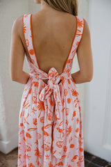 Karlie Beach Linen Maxi Dress
