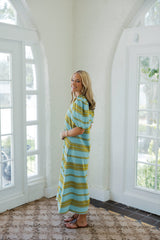 Emily McCarthy Hampton Dress in Fringe Stripe