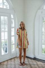 Livro Dock Dress in Amberline Stripes