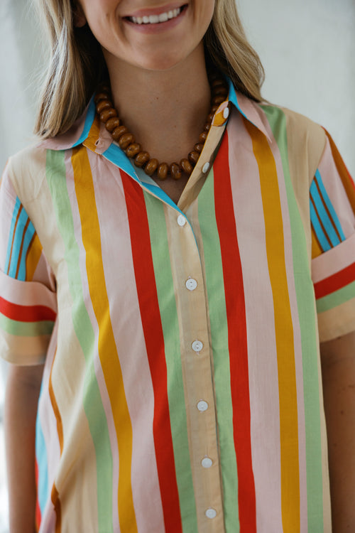 Livro Dock Dress in Amberline Stripes