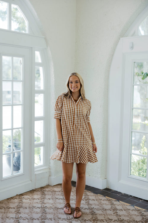 Livro Liv Dress in Field Check